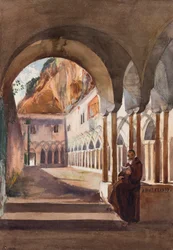 Cloisters at Amalfi, with Additions by Prince Luigi Maria di Borbone, 1855